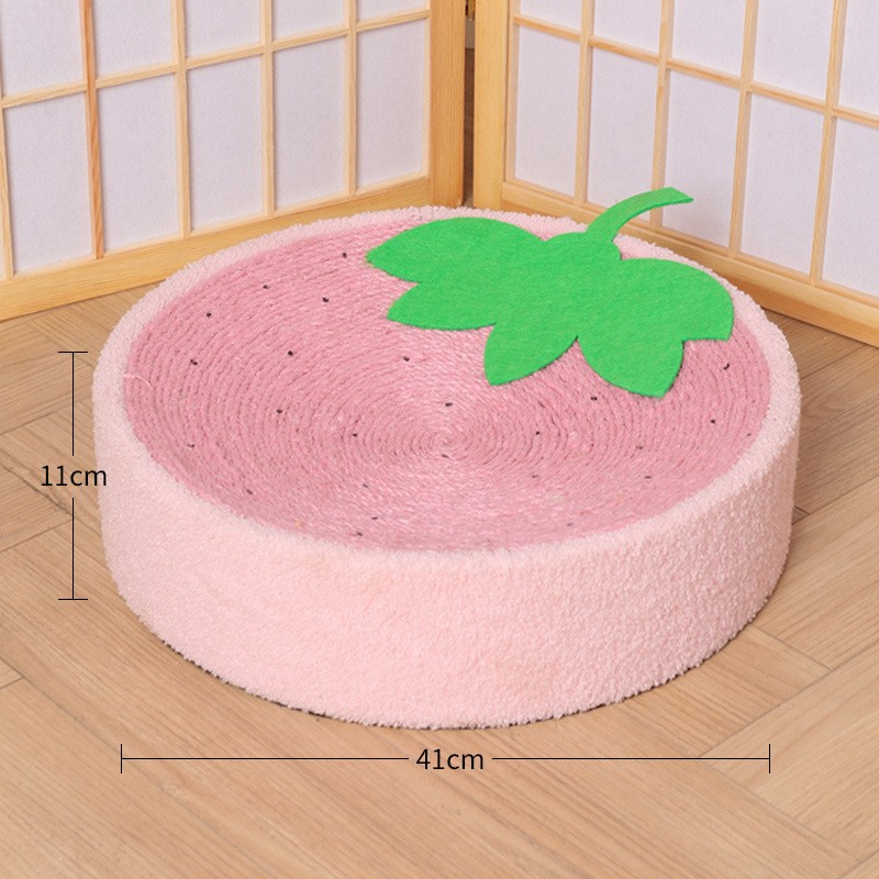 Griffoir pour Chat L.41*H.11cm Fraise