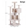 Cat Tree Cat Tower with Scratching Posts, Modern ,2 Condos