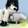 Tabouret éléphant et niche de Chat 2 en 1