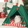 Niche de Chat tente de Noël
