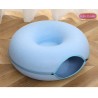 Niche de Chat tunnel rond Bleu