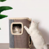 Creative Cat Toy Sisal Big Climbing Scratch Pet Scratcher Post Wood Cat Tree House