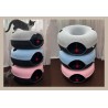 Niche de Chat tunnel rond 50*20cm Bleu et Noir