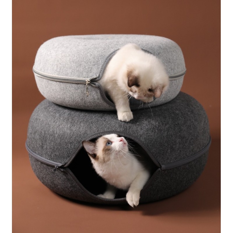 Cat Tunnel Bed, Cat Tunnel 50*20cm Gray