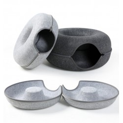 Cat Tunnel Bed, Cat Tunnel 50*20cm Gray