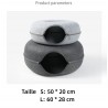 Cat Tunnel Bed, Cat Tunnel 50*20cm Gray