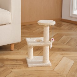 Cat Toys for Indoor Cats, Kittens Post and Dangling Ball for Indoor Kittens and Cat Tree Small