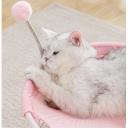 毛垫款猫窝猫吊床 粉色