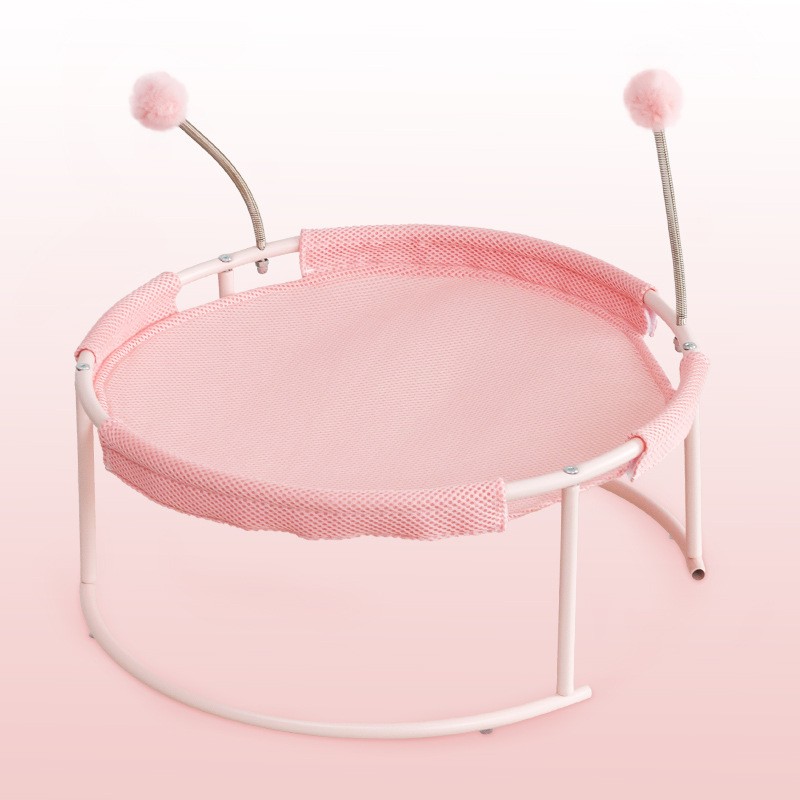 Breathable Cat Summer Cooling Bed With Two Teaser Ball Suit For Kitten Cat Bed