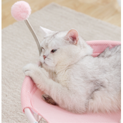 Breathable Cat Summer Cooling Bed With Two Teaser Ball Suit For Kitten Cat Bed