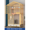 Cage pour animaux de campagnies 83*59*160cm Or