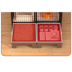 Cage pour animaux de campagnies 83*59*160cm Or