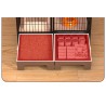 Cage pour animaux de campagnies 83*59*160cm Or