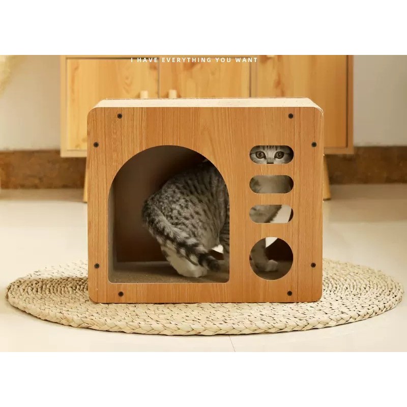 电视机猫窝猫抓板
