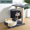 三层猫窝猫爬架 黑色 50*33*53cm