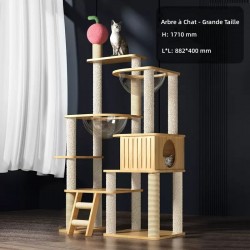 Grand Arbre à Chat en bois...