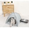Tente de Camping pour Chat 40*40*35cm Gris