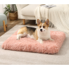 Lit de Chats et Chiens en peluche doux et moelleux Multicolore