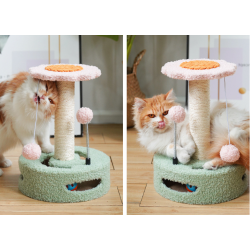 小型猫爬架玩具 粉蓝双拼