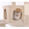 超大型多层猫窝猫爬架 米色 70cm*50cm*170cm