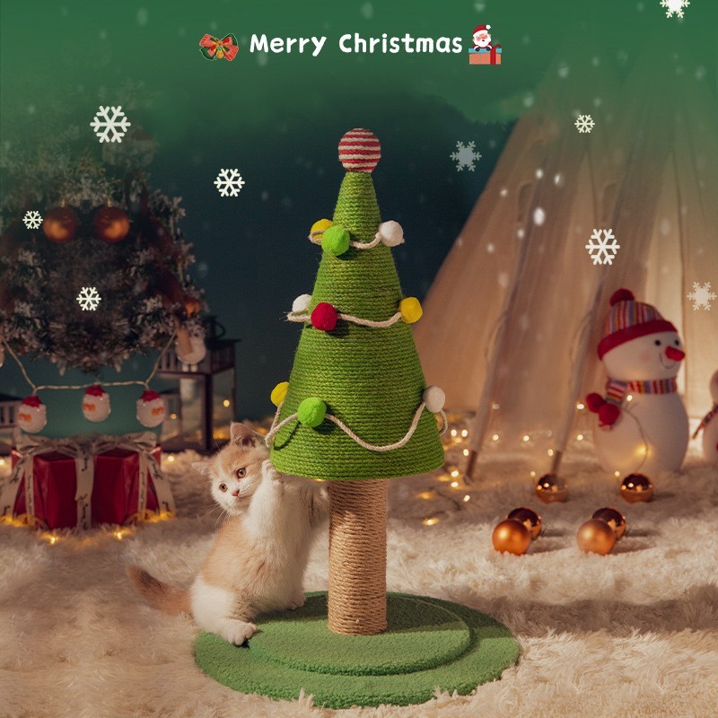 Griffoir et Arbre à Chat sisal Sapin de Noël