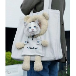 Cute Pet Bag - Canvas -...
