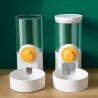 Cat Food and Water Feeder Dispenser Set, Hanging Automatic Gravity Feeder for Puppy, Dog, Cat and Most Small Animals (White)