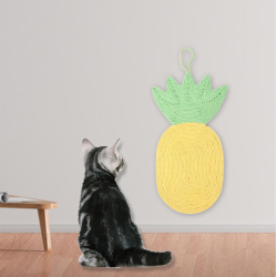 Hanging Sisal Cat Scratch Post Design Pineapple Cat Mat