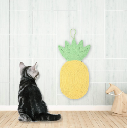 Hanging Sisal Cat Scratch Post Design Pineapple Cat Mat