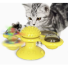 Moulin à vent rotatif pour chat