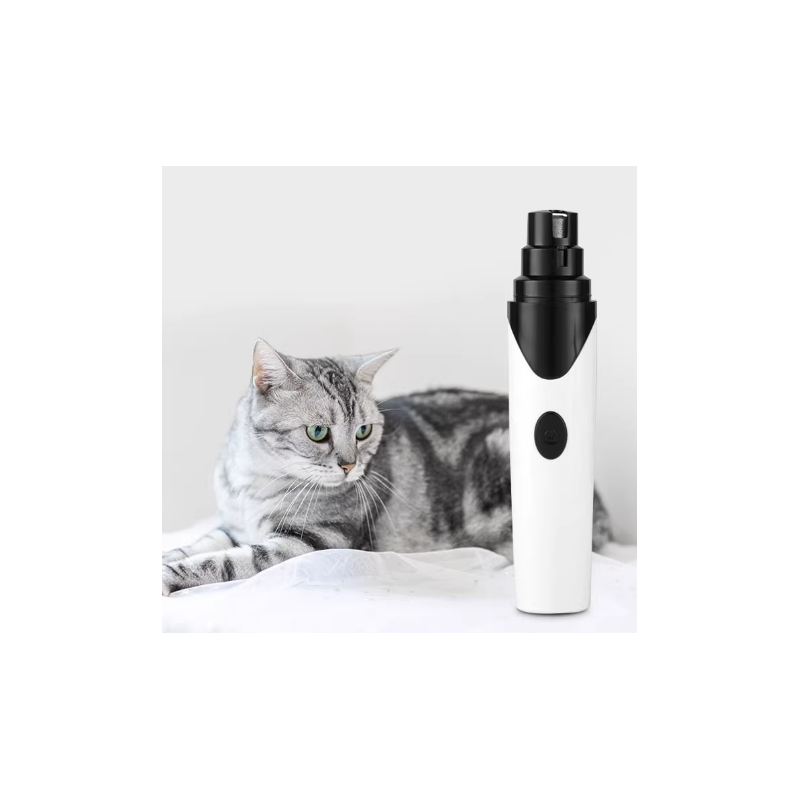 Broyeur à ongles électrique pour animaux de compagnie rechargeable USB