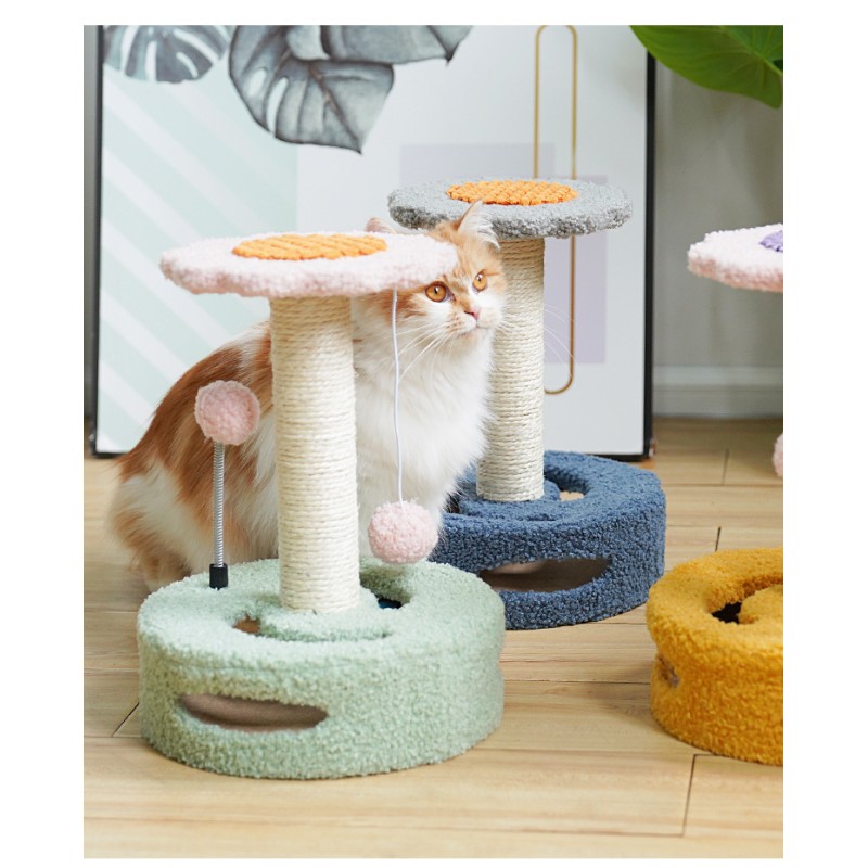 Cat teepee hot sale scratching post