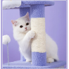 City Of Stars Cat Condo with Scratching Posts, Scratching Board, Fluffy Balls Cat Activity Center