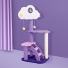 四层款紫色猫树猫窝 星月双云
