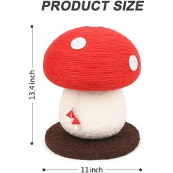 Arbre à Chat 28*34cm Champignon Rouge