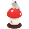 Arbre à Chat 28*34cm Champignon Rouge