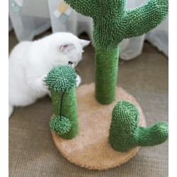仙人掌现代猫抓柱 三柱款 高55cm
