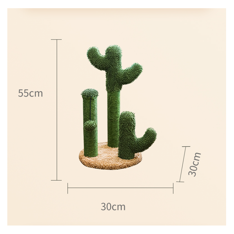 Desert Cactus Tree Woven Rope CAT Scratcher 3